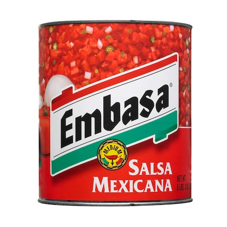 Embasa Embasa Salsa Mexicana Red #10, PK6 07872